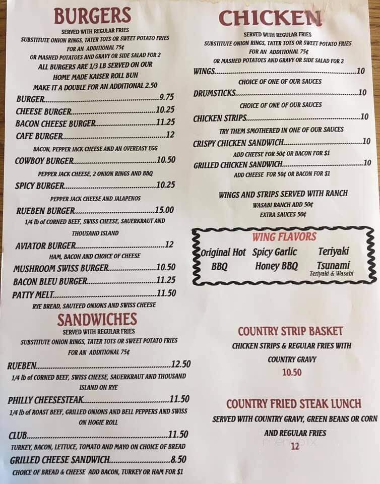Main Street Coffee House - Rangely, CO menu_pic