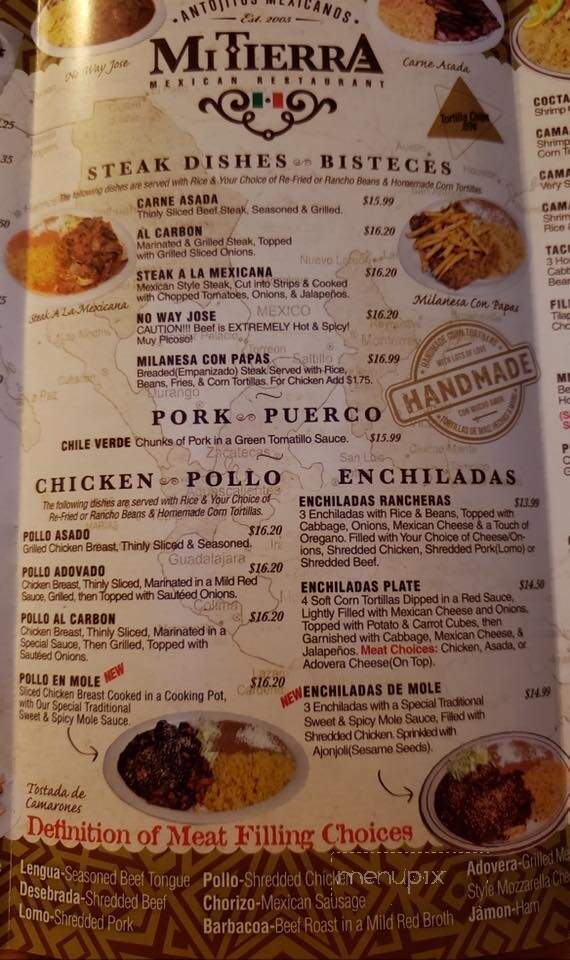 Antojitos Mexicanos - Yakima, WA menu_pic