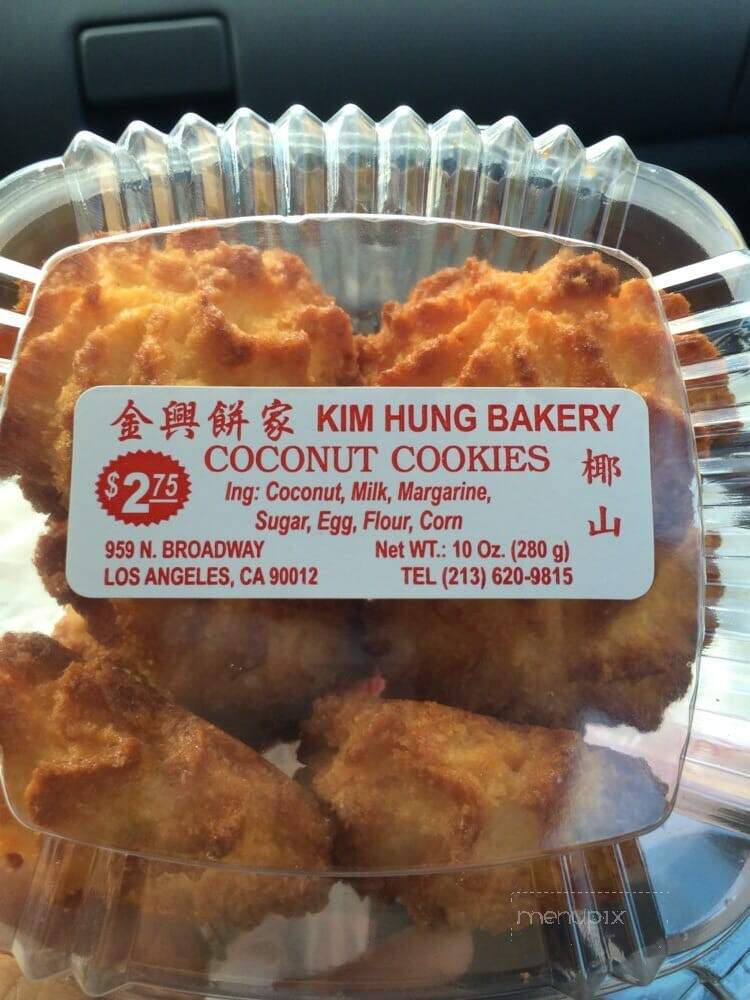 Kim Hung Bakery - Los Angeles, CA menu_pic