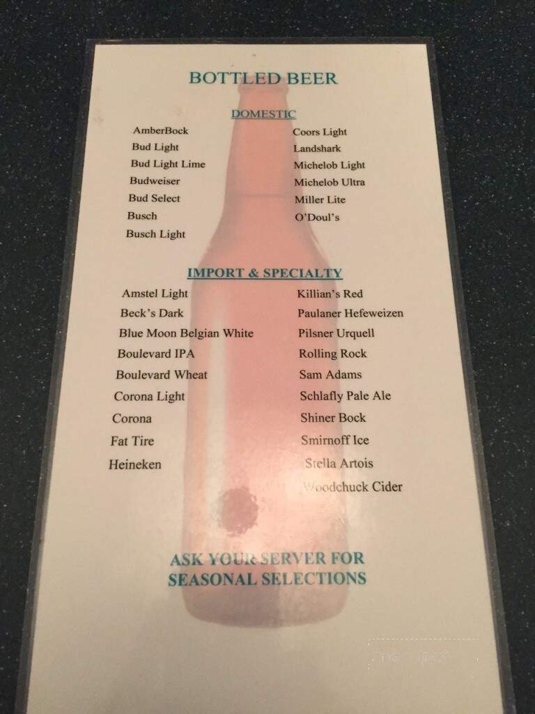 Jefferson Grill - Kirkwood, MO menu_pic