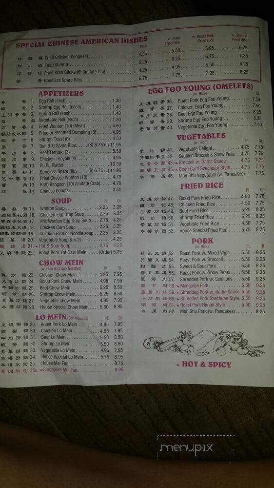 China 1 - Ocala, FL menu_pic