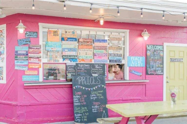 Sally's Ice Cream - Flagler Beach, FL menu_pic