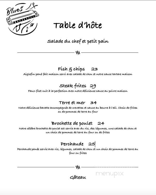 Chez Grand-Man - Saint-Zotique, QC menu_pic