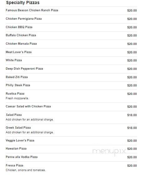 Chelsea's Pizza - West Babylon, NY menu_pic