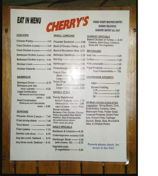 Cherry's Barbecue - Wilson, NC