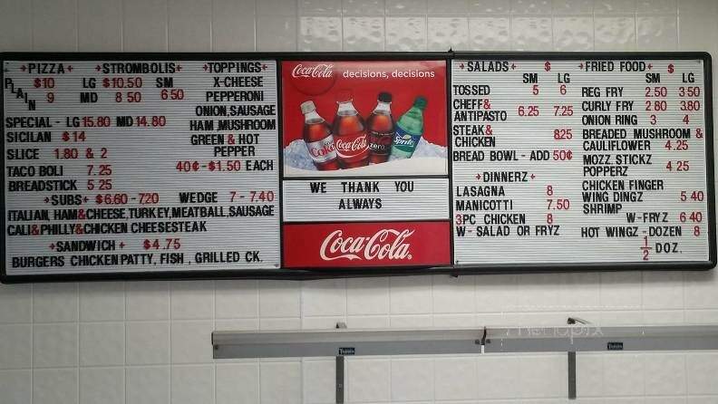 Brother's Pizza - Osceola Mills, PA menu_pic