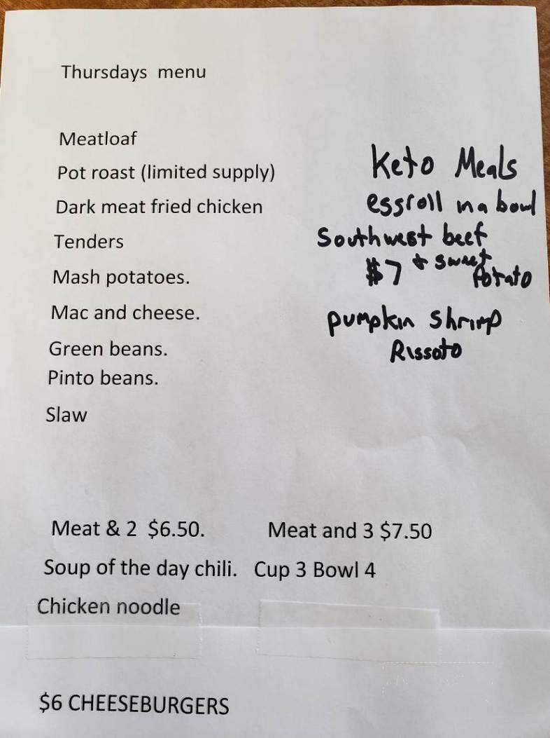 Neighborhood Cafe - White House, TN menu_pic