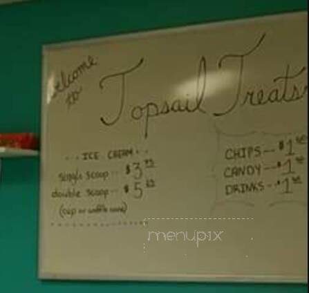 Topsail Treats - North Topsail Beach, NC menu_pic