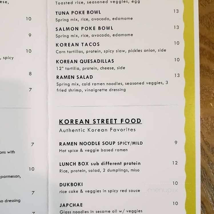 Oh My Gogi - Oklahoma City, OK menu_pic