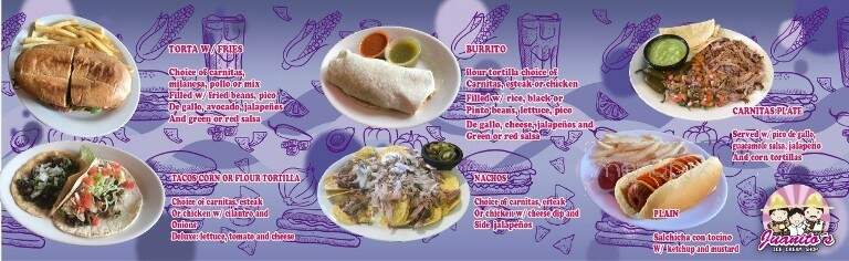 Juanitos Ice Cream Shop - Franklin, NC menu_pic