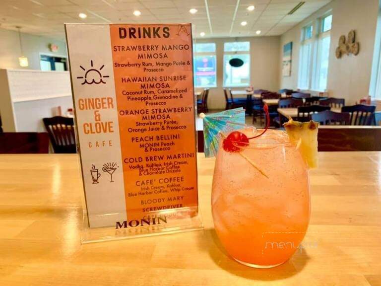 Ginger & Clove Cafe - Hampton, NH menu_pic