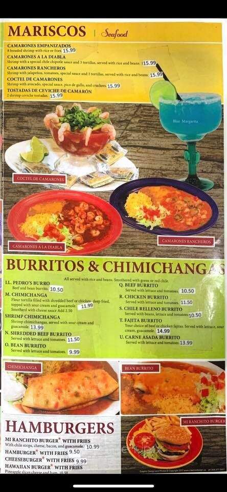 Mi Ranchito Restaurant - Ogallala, NE menu_pic