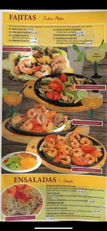 Mi Ranchito Restaurant - Ogallala, NE menu_pic
