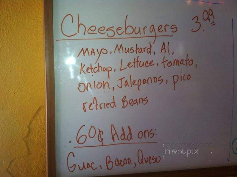 Tacos N Taters Fajita Grill - Frederick, OK menu_pic
