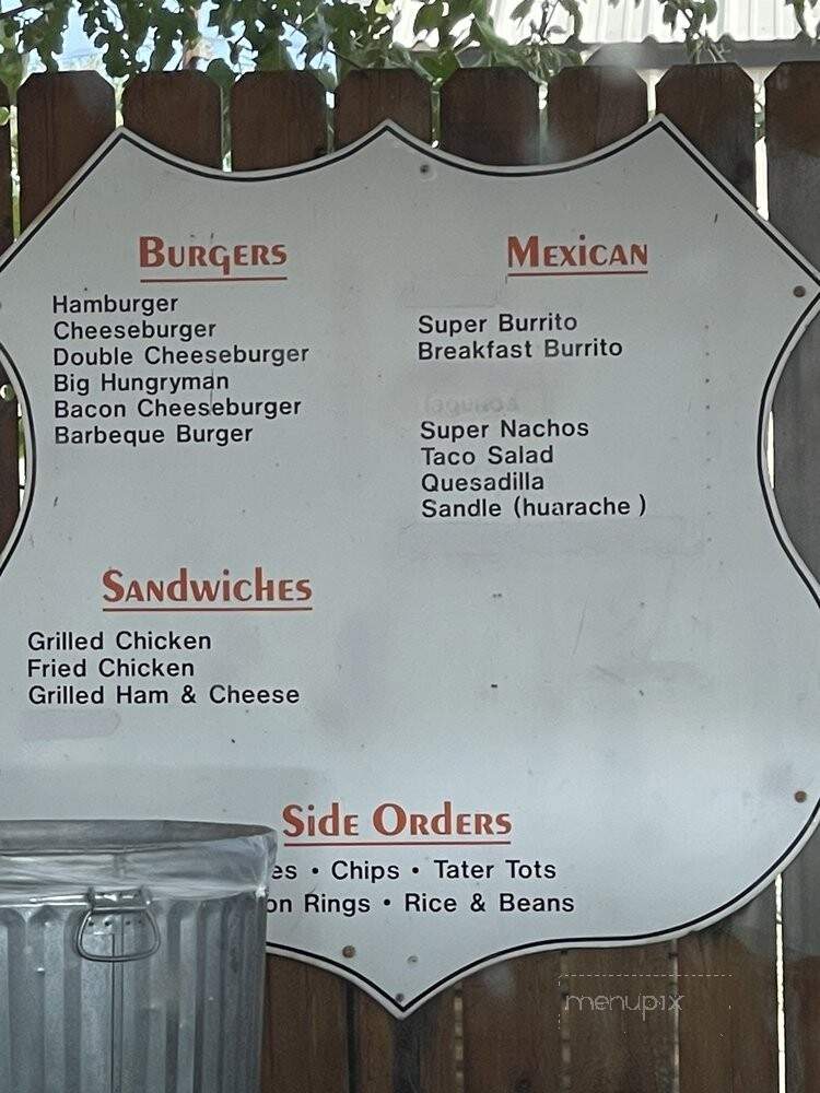 Highway 30 Drive In - Mountain Home, ID menu_pic