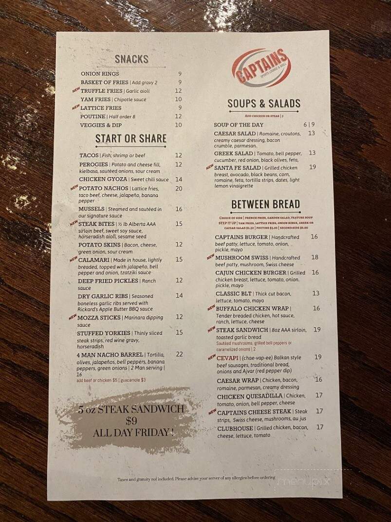 Captain's Sports Lounge and Grill - Calgary, AB