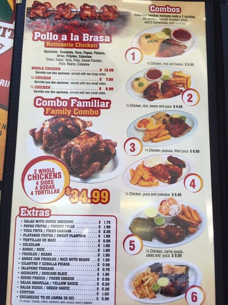 Tipicos Dona Juanita - Woodbridge, VA menu_pic