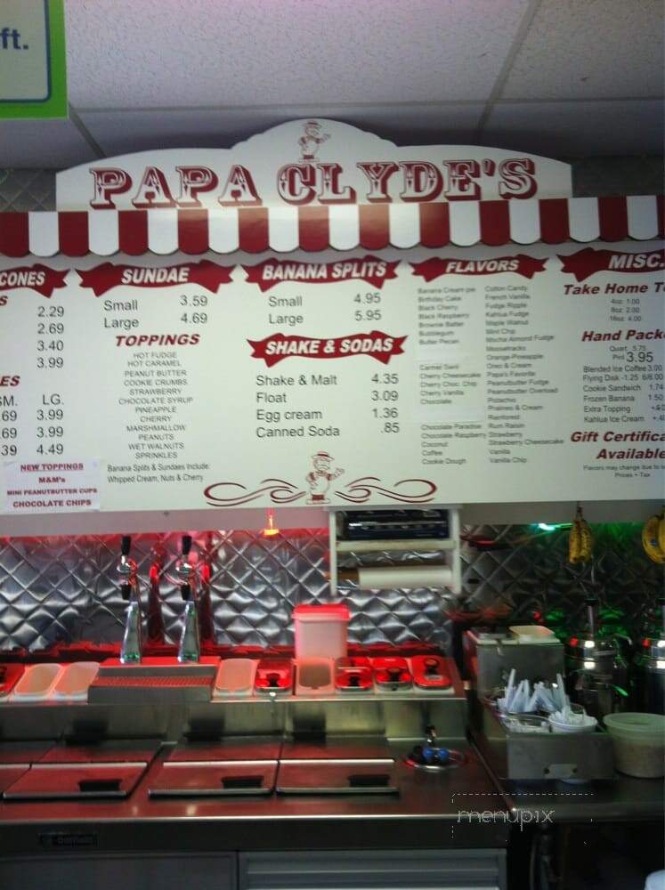 Papa Clydes Ice Cream - Spring Hill, FL