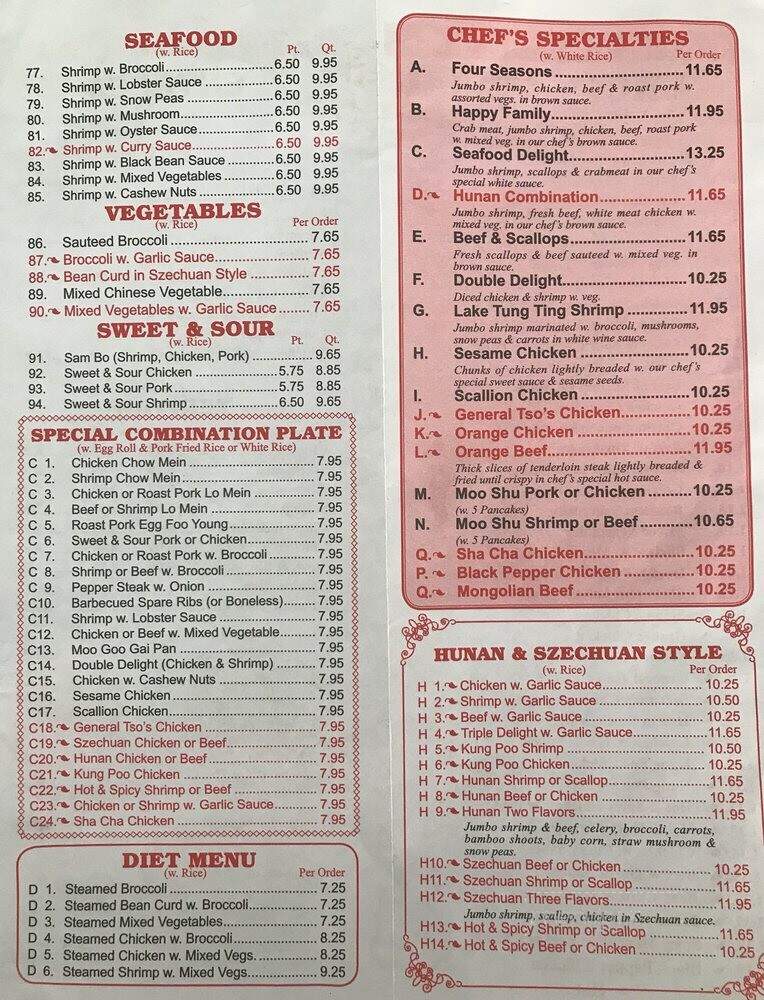 China Garden - Troutman, NC menu_pic