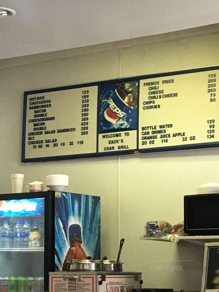 Zack's Char-Grill - Smithfield, NC menu_pic