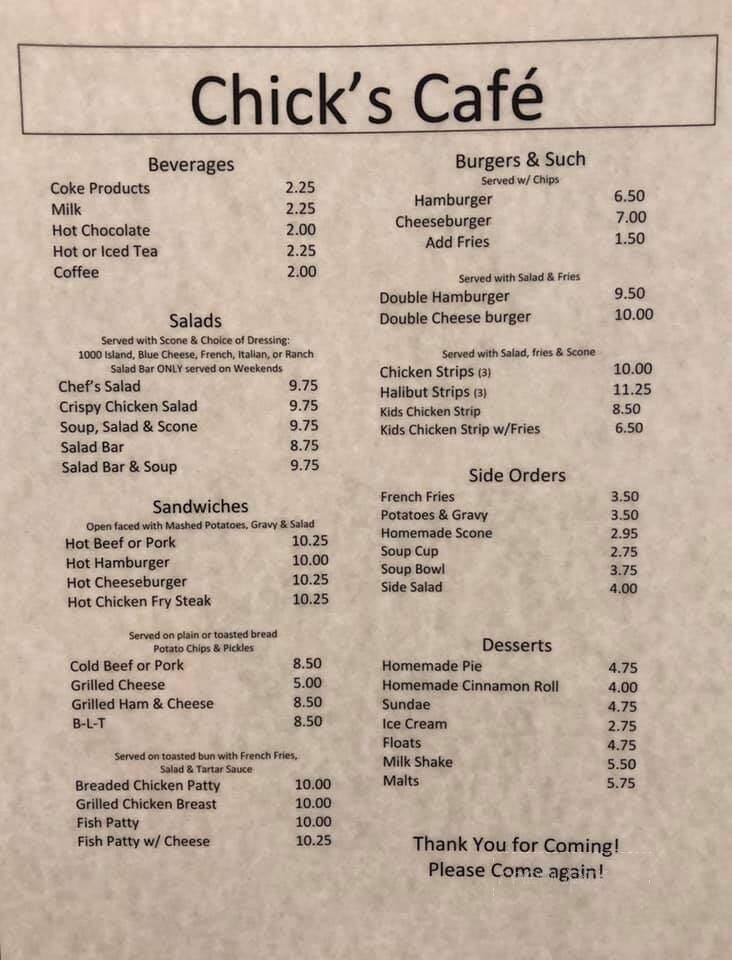 Chick's Cafe - Heber City, UT