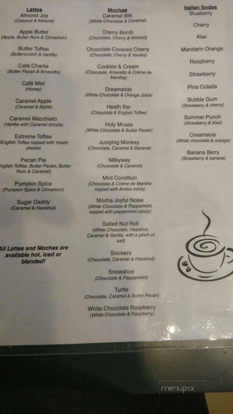 Masters Coffee Shop - Olivia, MN menu_pic