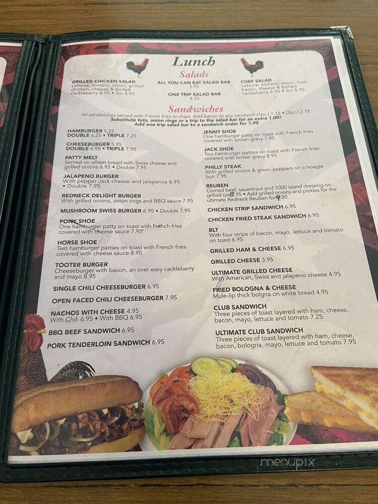 Edna's Cafe - Green Forest, AR menu_pic