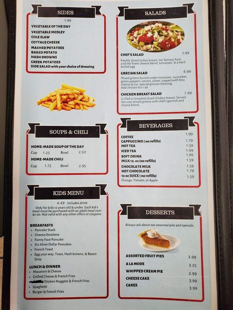 Webb City Cafe - Webb City, MO menu_pic