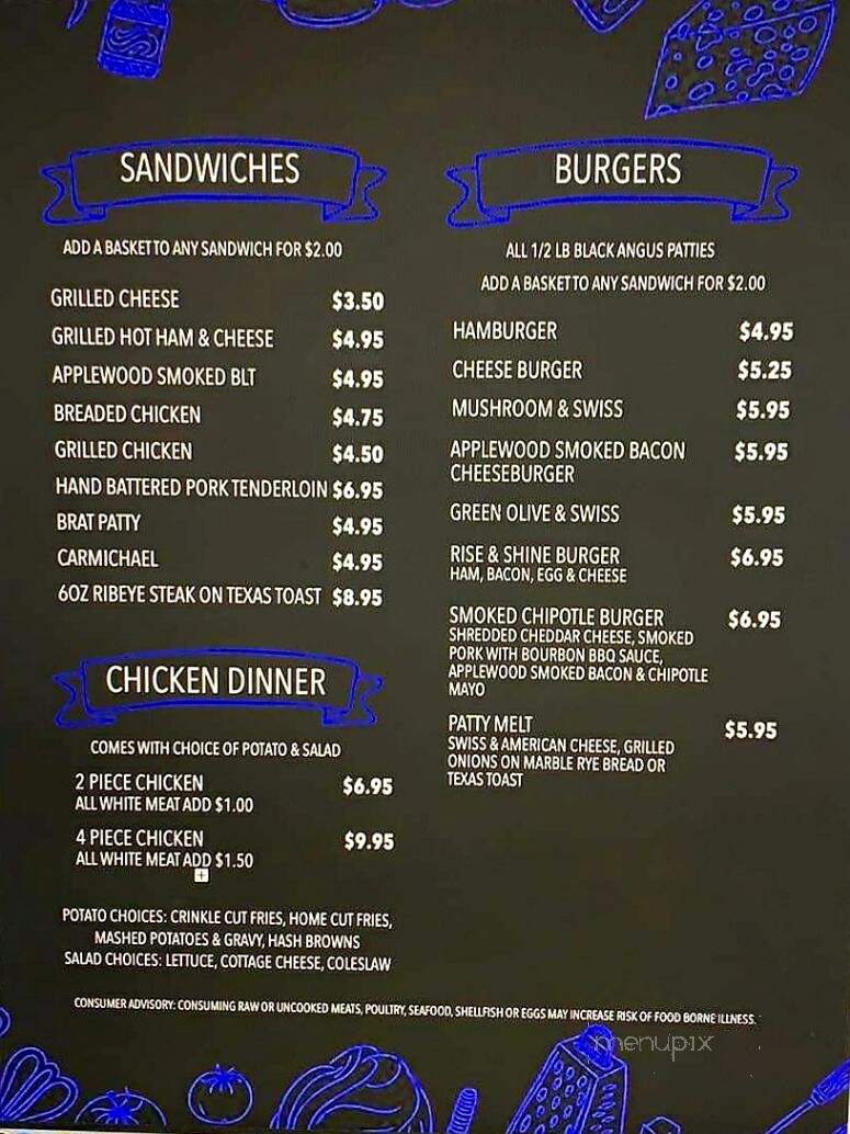 The County Line - Zwingle, IA menu_pic