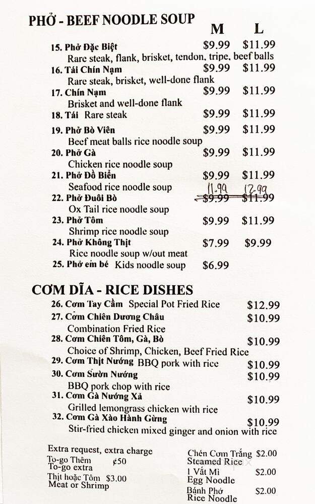 Pho Belwood - Apple Valley, CA menu_pic