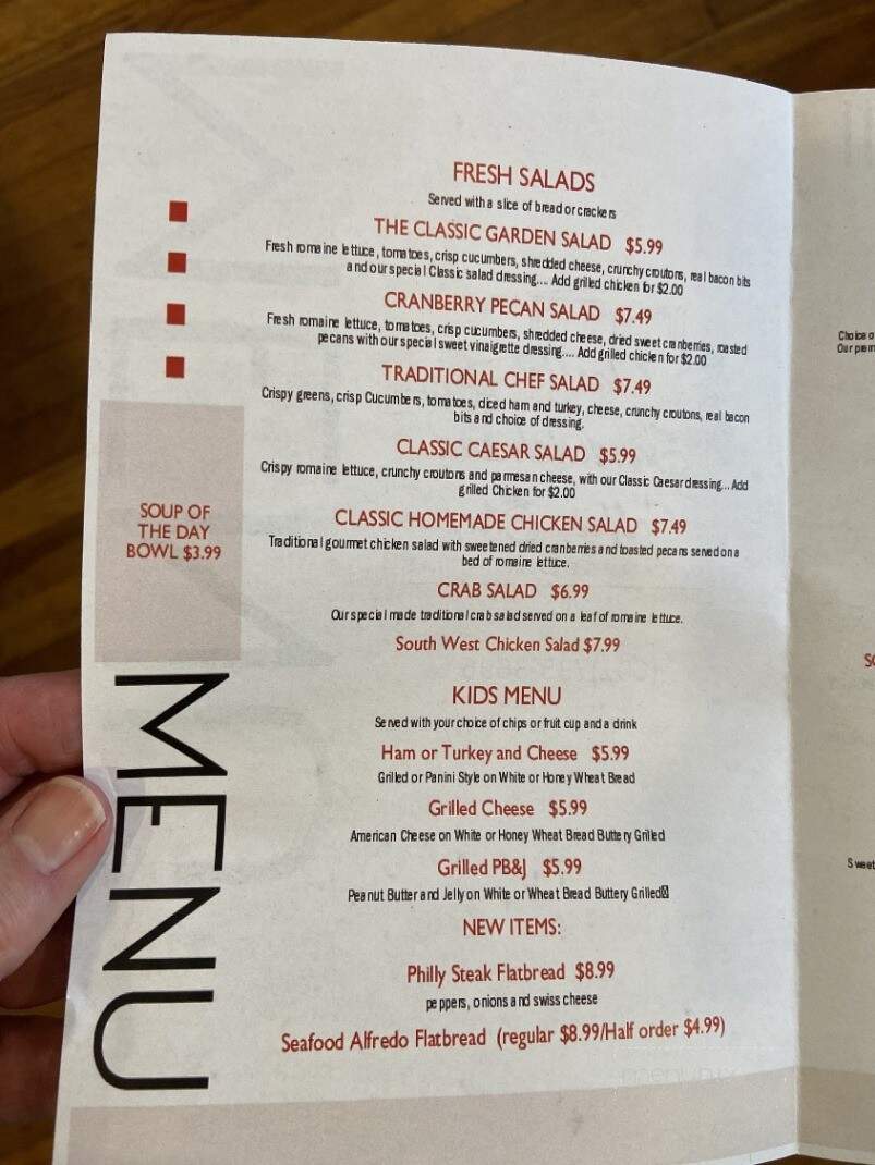 Classic Sandwich and Coffee Shop - Waynesboro, MS menu_pic