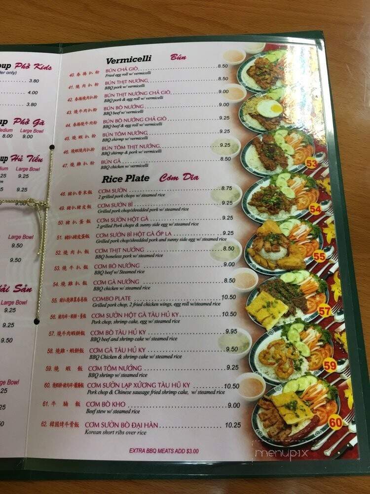 Thanh Loi Noodles - Salinas, CA menu_pic