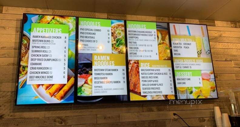 Midtown Noodles Bar - Tallahassee, FL menu_pic