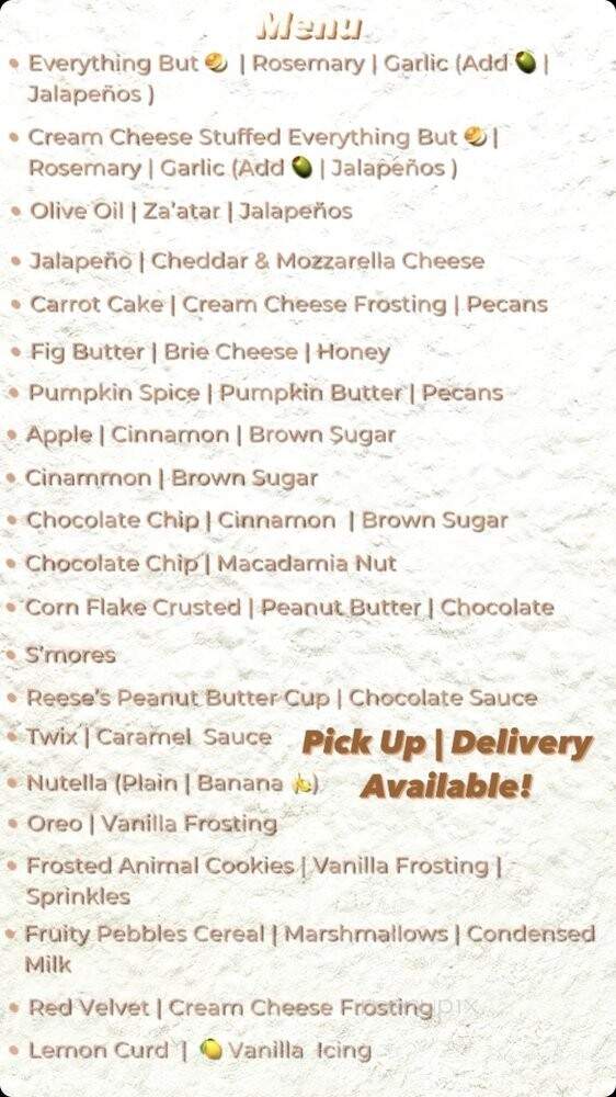 Yallah Challah - West Hollywood, CA menu_pic