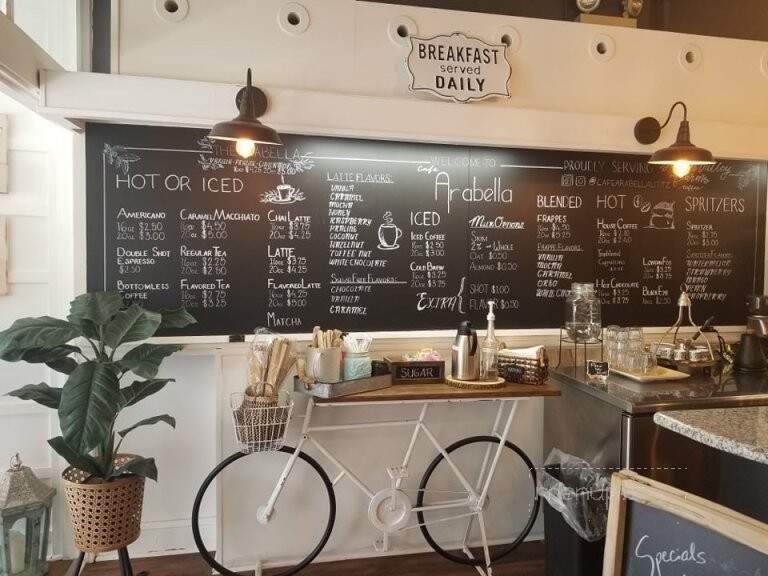 Cafe Arabella - Lititz, PA menu_pic