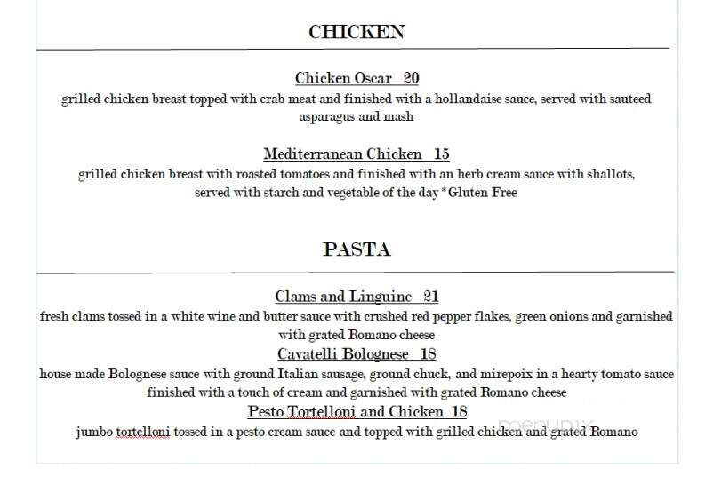 Napoli by the Lake - Moneta, VA menu_pic