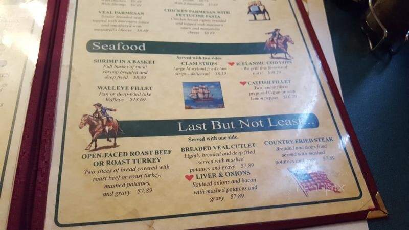 Paul Revere Family Restaurant - Mansfield, OH