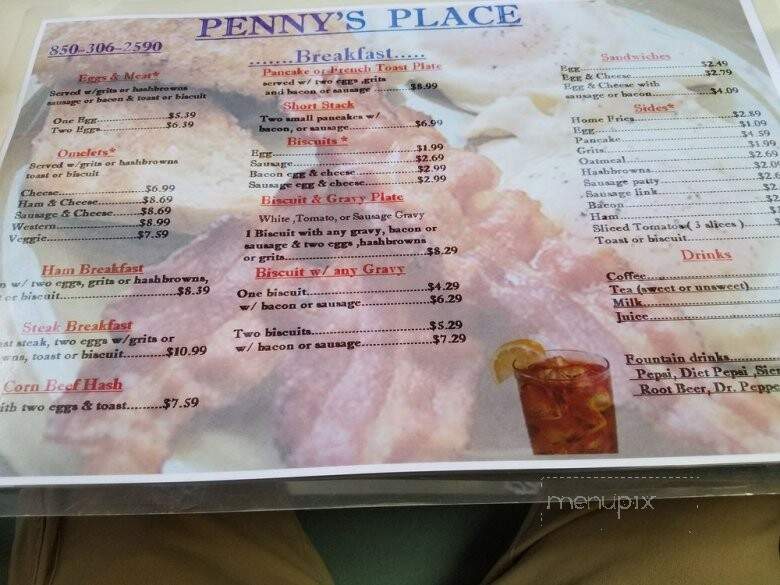 North 85 Diner - Penny's Place - Crestview, FL menu_pic