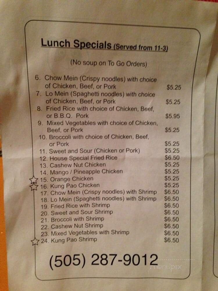 Tasty Kitchen Chinese Restaurant - Grants, NM