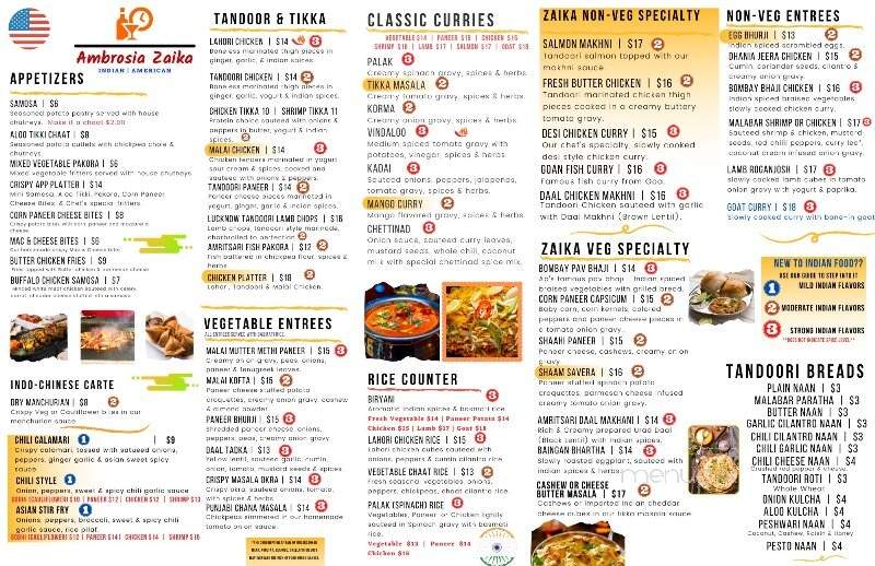Ambrosia Tavern - North Attleboro, MA menu_pic