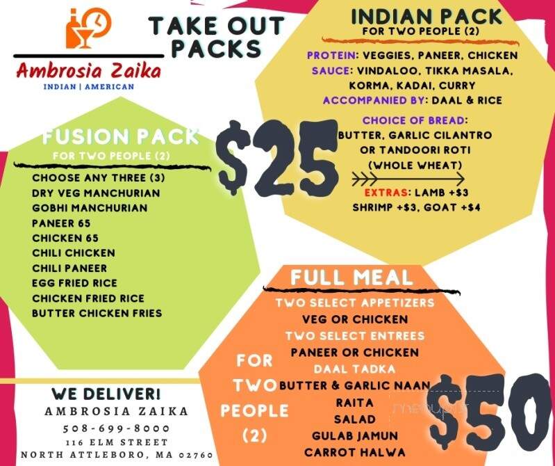 Ambrosia Tavern - North Attleboro, MA menu_pic