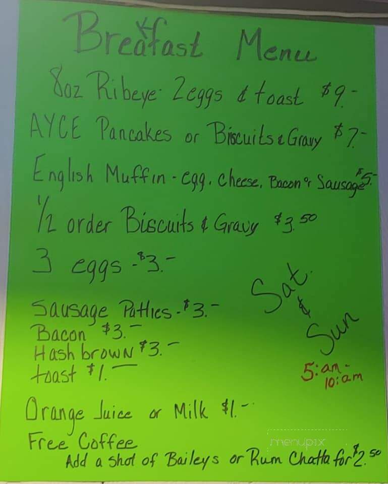 Boondocks - Necedah, WI menu_pic