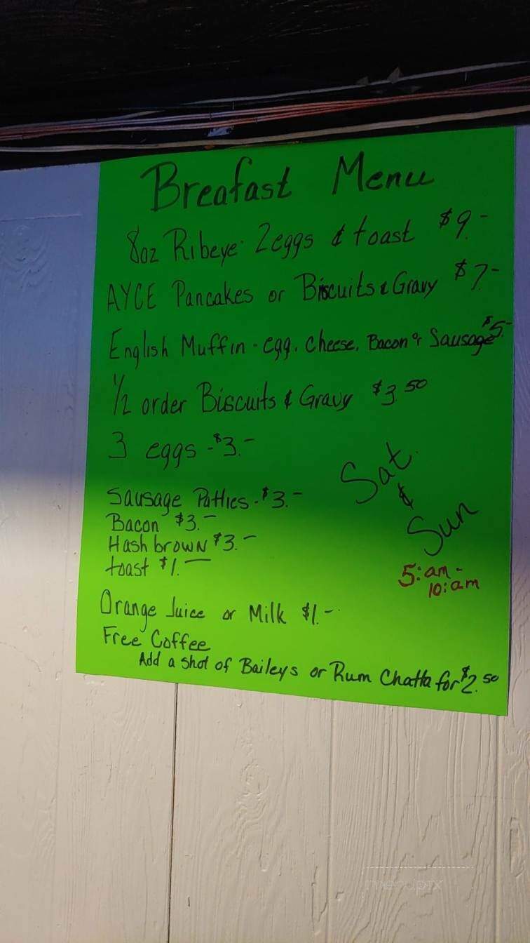 Boondocks - Necedah, WI menu_pic