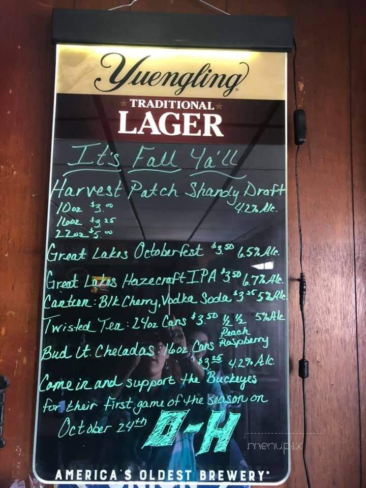 Boxcar Tavern - Upper Sandusky, OH menu_pic