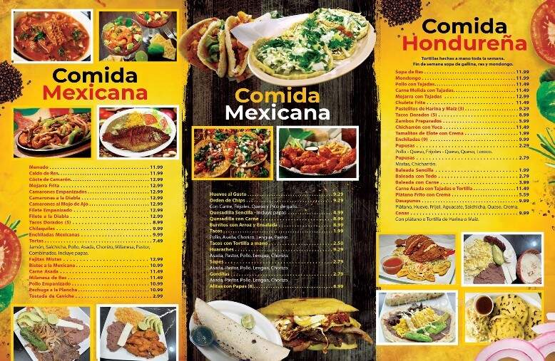 Los DOS Hermanos III - Greer, SC menu_pic