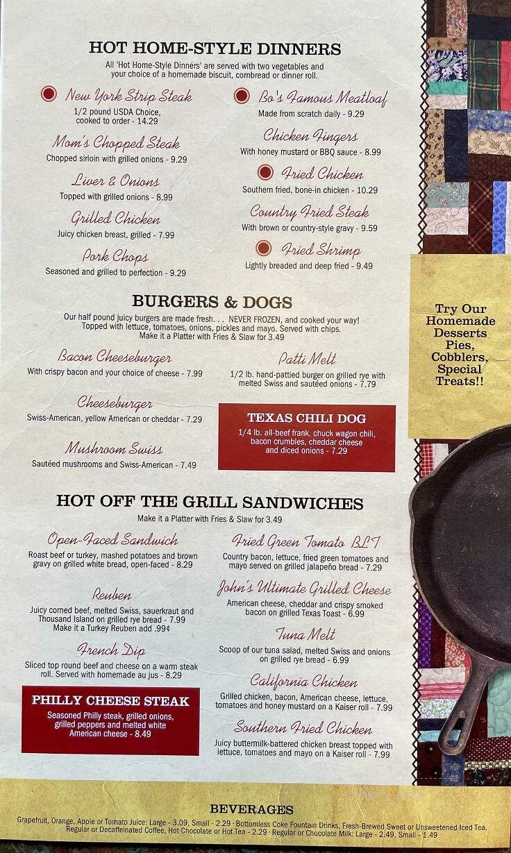 Sharon's Place - Orlando, FL menu_pic