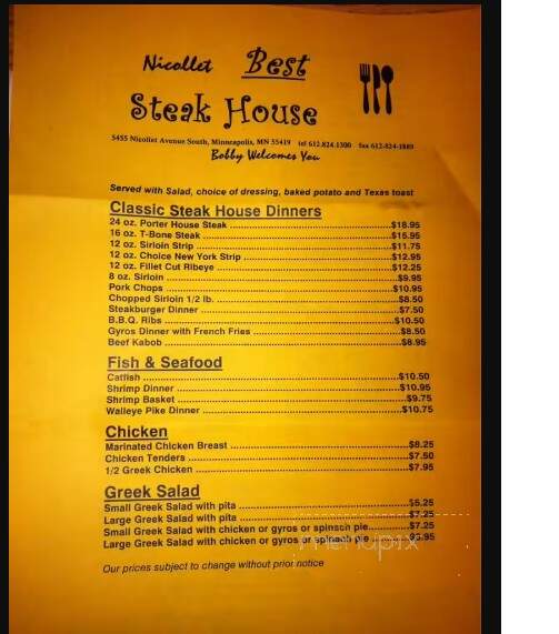 Best Steakhouse - Minneapolis, MN