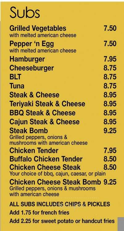 Olde Post Restaurant - Chester, NH menu_pic