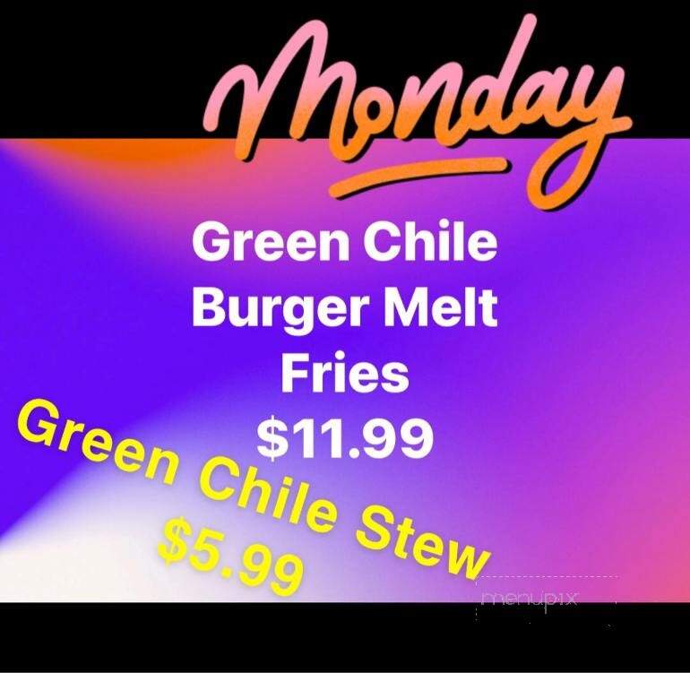 Kelley's Bar & Grill - Clovis, NM menu_pic