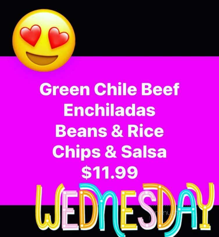 Kelley's Bar & Grill - Clovis, NM menu_pic